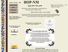 Tablet Screenshot of hop-nm.org